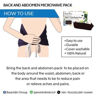 Elyrest-how-to-use-back-and-abdomen-microwave-pack-easy-to-use-Thailand